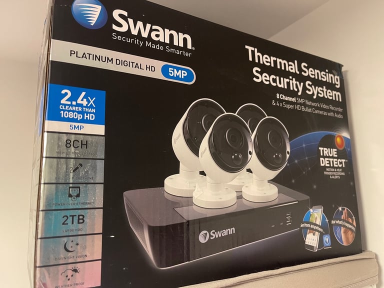 image for Swann security system thermal sensing like new