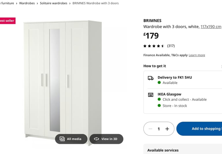 image for Black Wardrobe 