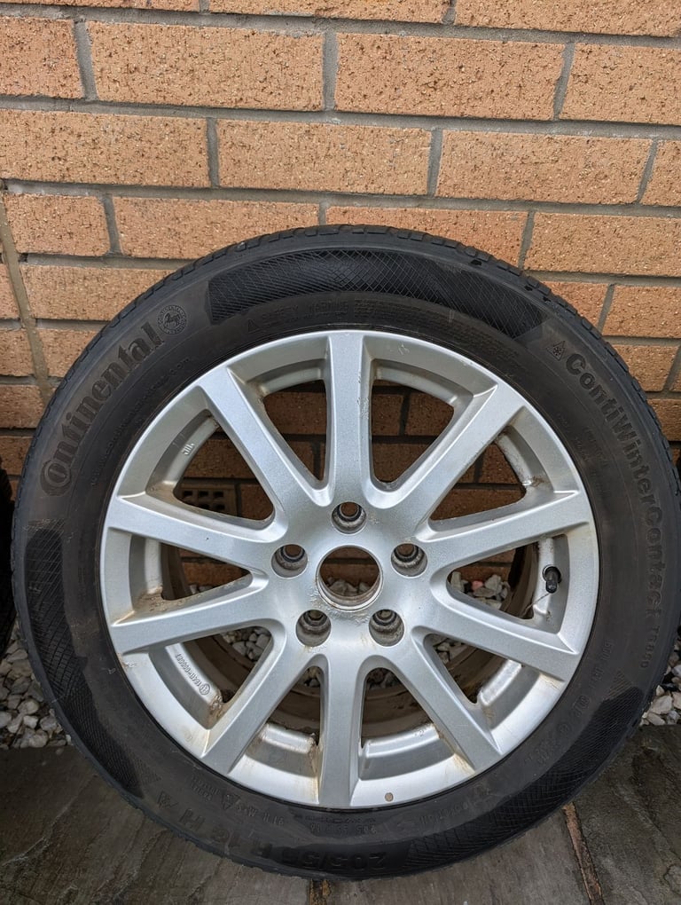 Autec skandic 16 inch alloys continental winter tyres TS850 