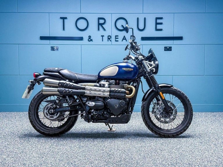 2022 TRIUMPH STREET SCRAMBLER 900 GOLD LINE LTD EDITION - LOW MILES - ONE OWNER