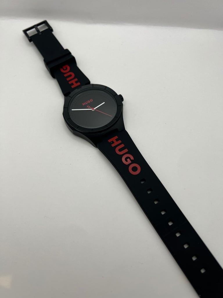 Hugo Boss 1530343 LIT Series Quartz Watch – 42mm Black Dial, Mint Condition