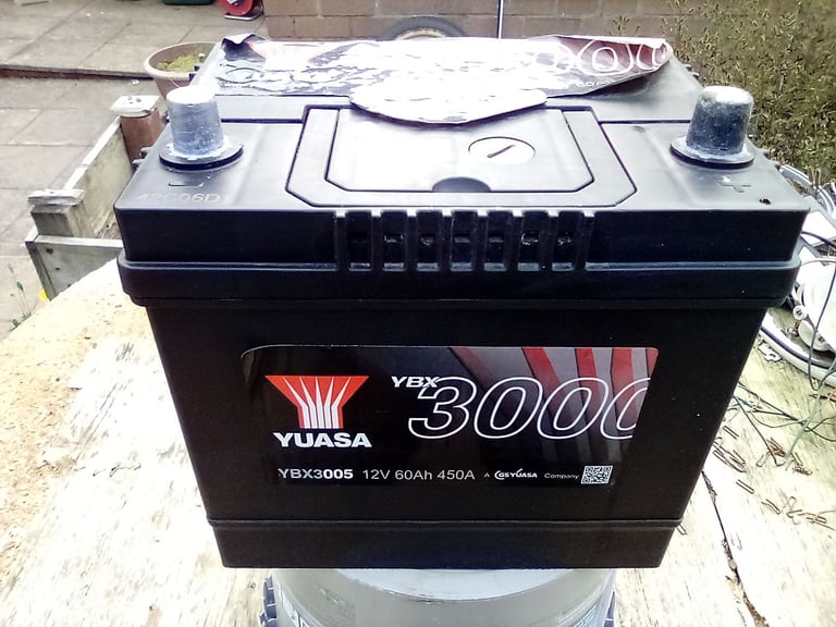 YUASA CAR BATTERY 60AHR, 450AMPS