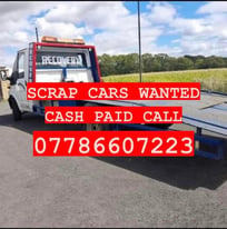 Cash paid for scrap cars 