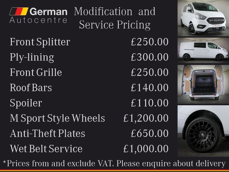 2022 Ford Transit Custom 2.0 300 EcoBlue Limited Panel Van 5dr Diesel Manual L2 H1 Euro 6 (s/s) (...
