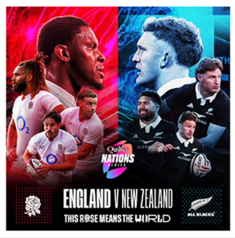 1 England V New Zealand Rugby Ticket. Twickenham 15th November 2025