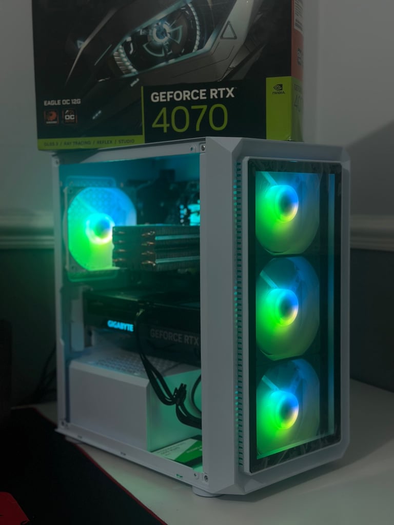 image for RTX 4070 + Ryzen 9 5900x High End Gaming PC