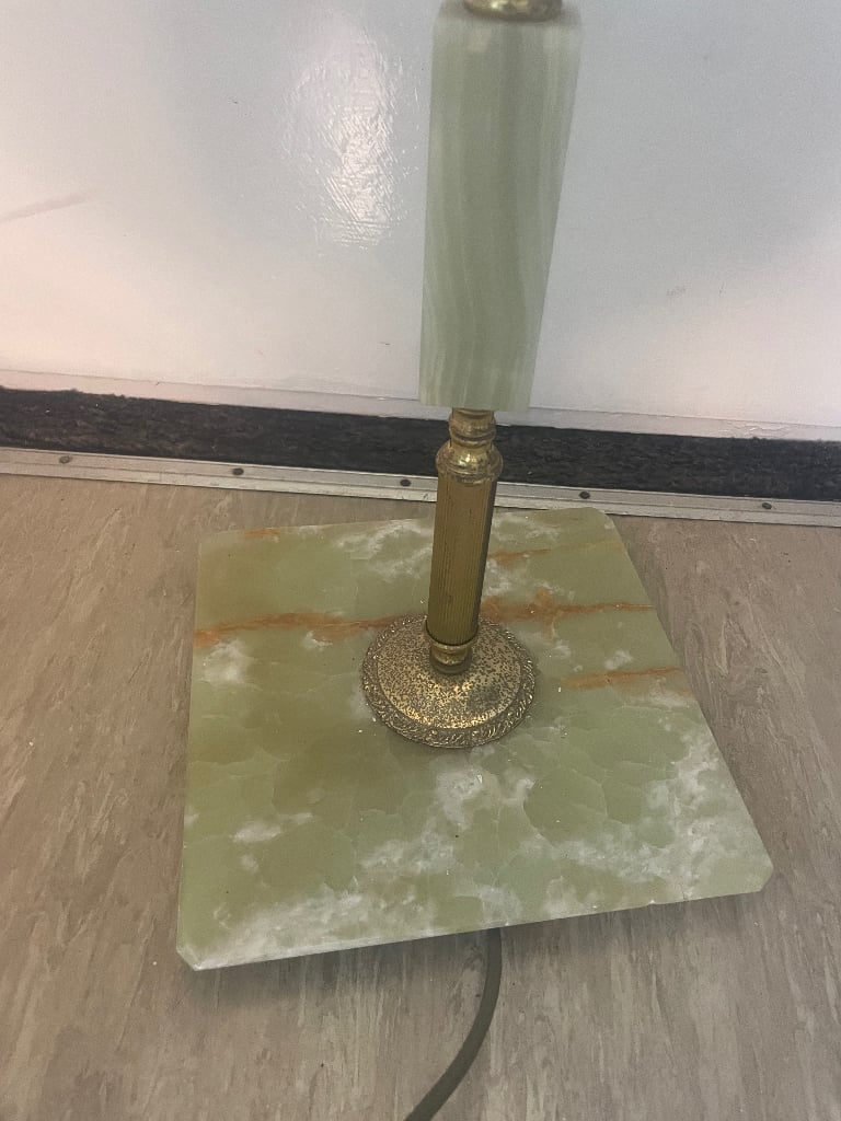 vintage marble lamp