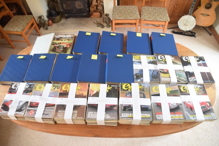 250 Thoroughbred & Classic Car magazines, starting with the very first edition