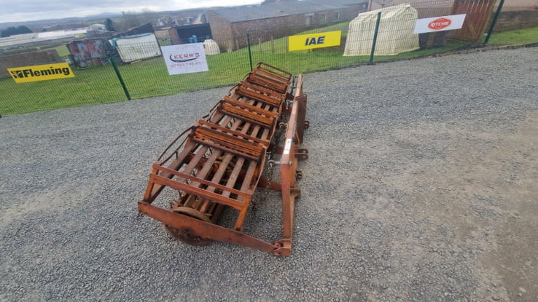 Tractor three point linkage 10ft sisis multi tiner aerator spiker 