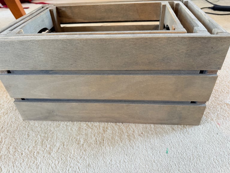 Wooden boxes 