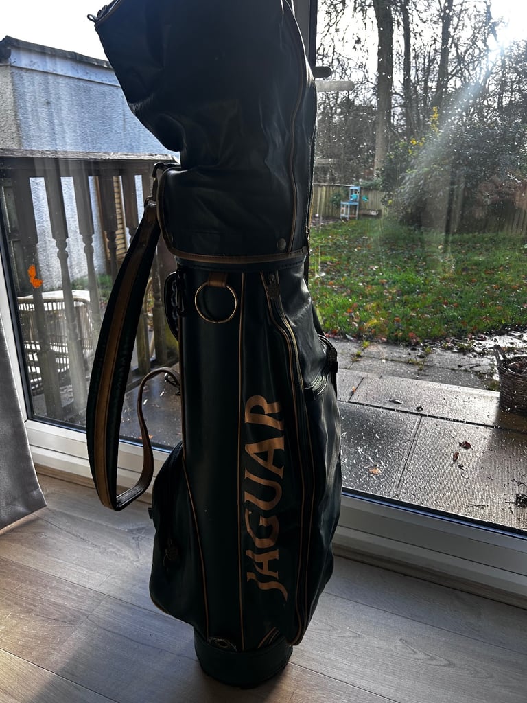 Vintage Jaguar golf bag
