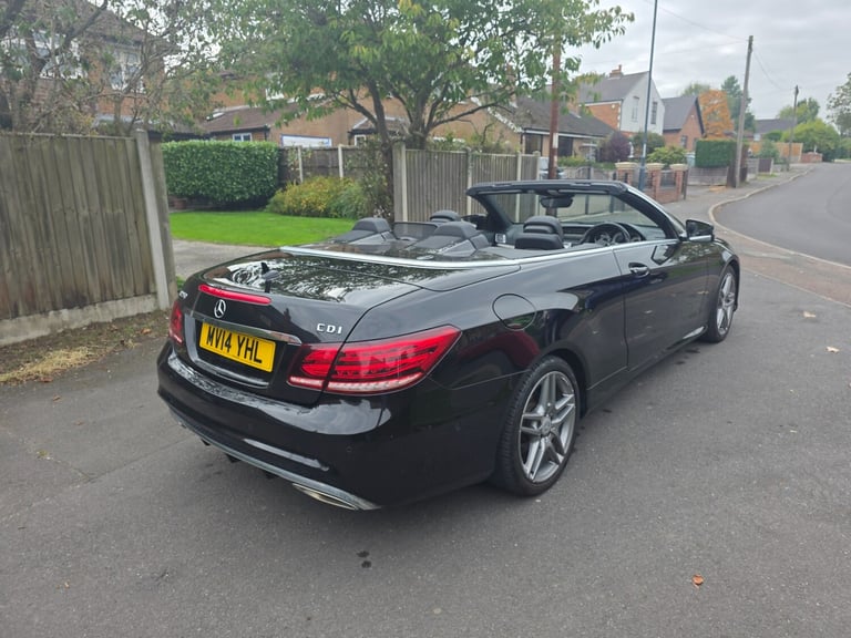 2014 Mercedes-Benz E Class E250 CDI AMG Sport 2dr 7G-Tronic CONVERTIBLE Diesel Automatic
