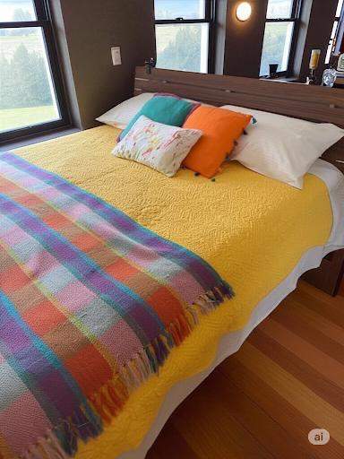 image for  excellent used King size bed frame with mattress