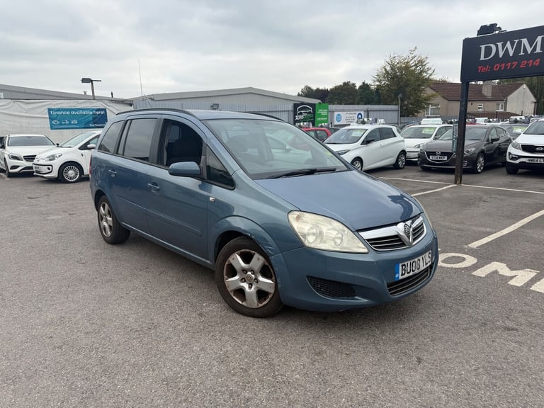 2008 Vauxhall Zafira 1.6 Exclusiv MPV 5dr Petrol Manual Euro 4 (105 ps) Petrol