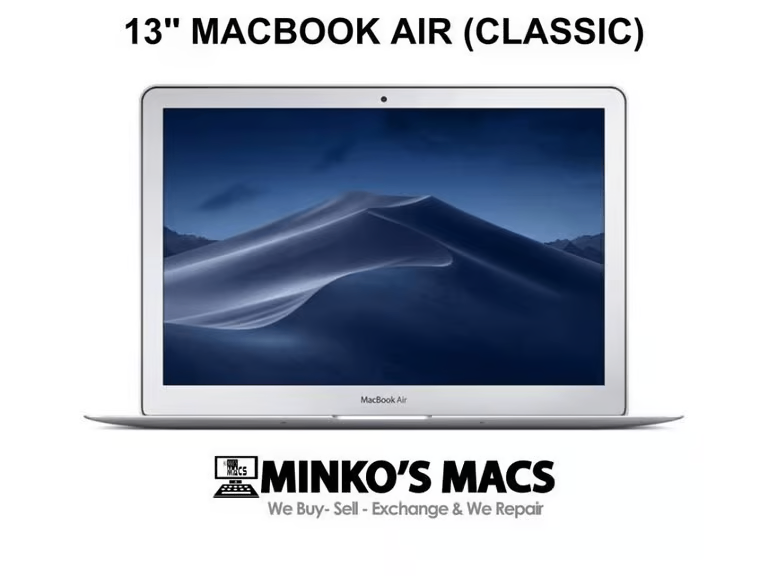 Apple MacBook Air 13 in Core i7 2.0GHz 8GB Ram 256GB SSD Logic Pro Adobe Suite 2022 Microsoft Office