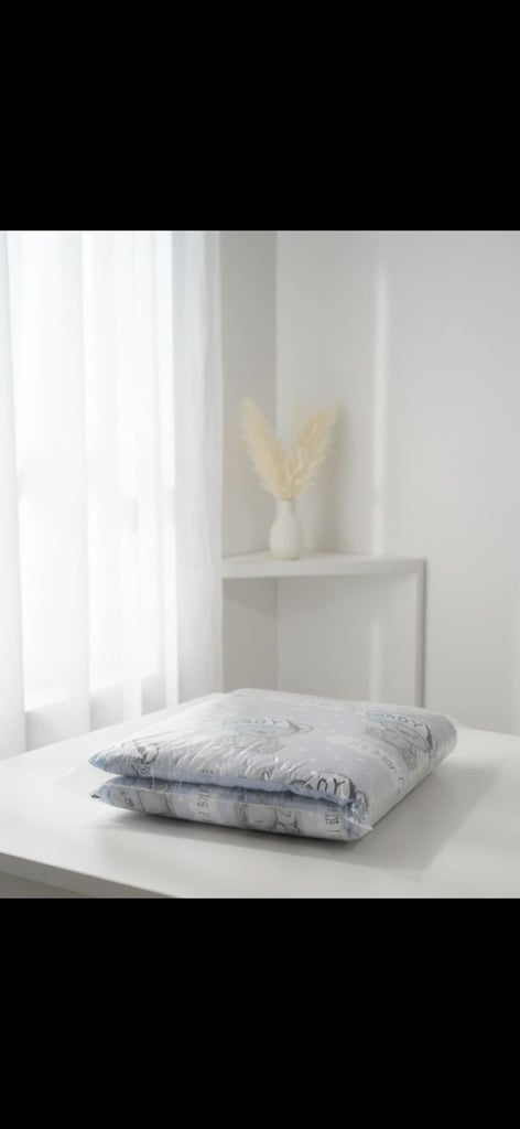 New baby boy cot set