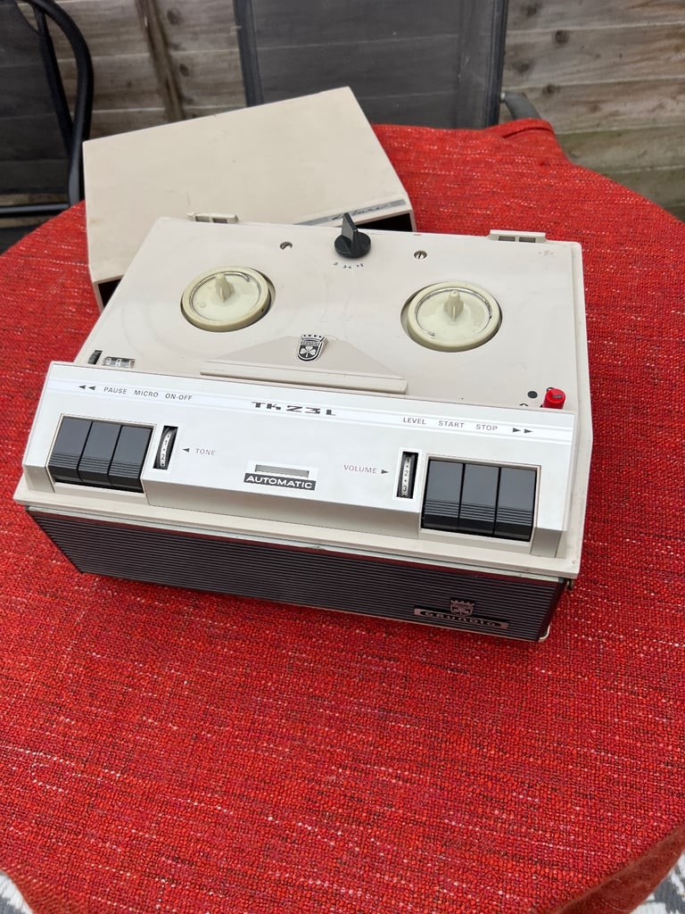 Grundig TK23 Deluxe Vintage Valve Reel to Reel Tape Recorder - Fully Working