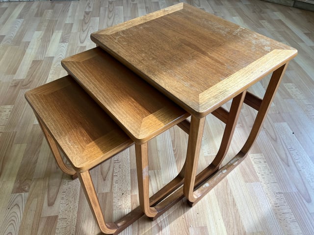 Lovely Parker Knoll Mid Century teak nest of tables good condition | in  Redcar, North Yorkshire | Gumtree