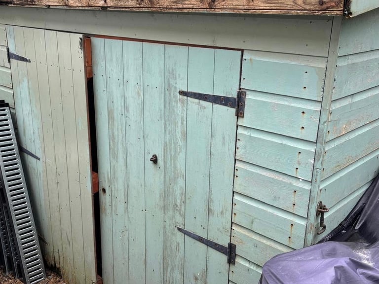 Wooden bike shed