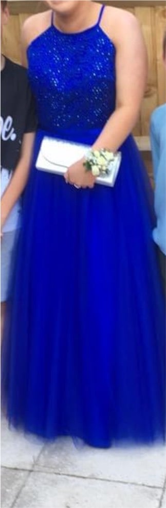 Royal blue prom dress 