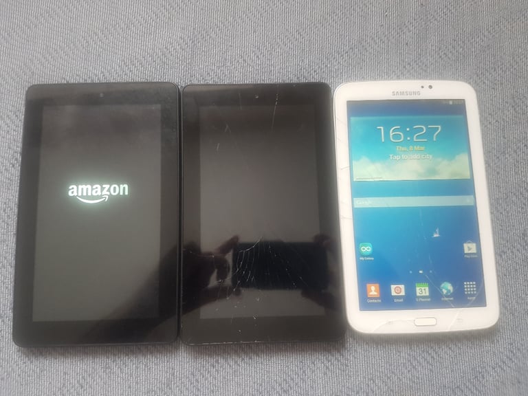 3 Android Tablets amazon,Samsung 