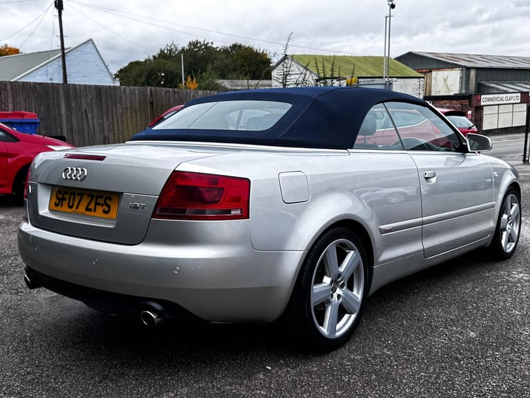 2007 Audi A4 Cabriolet 1.8T S line Multitronic 2dr CONVERTIBLE Petrol Automatic
