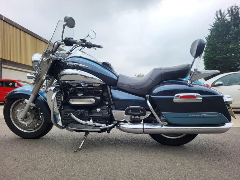 2007 57 TRIUMPH ROCKET 111 3 TOURING 23 BLUE CLASSIC CRUISER TOURER CLEAN