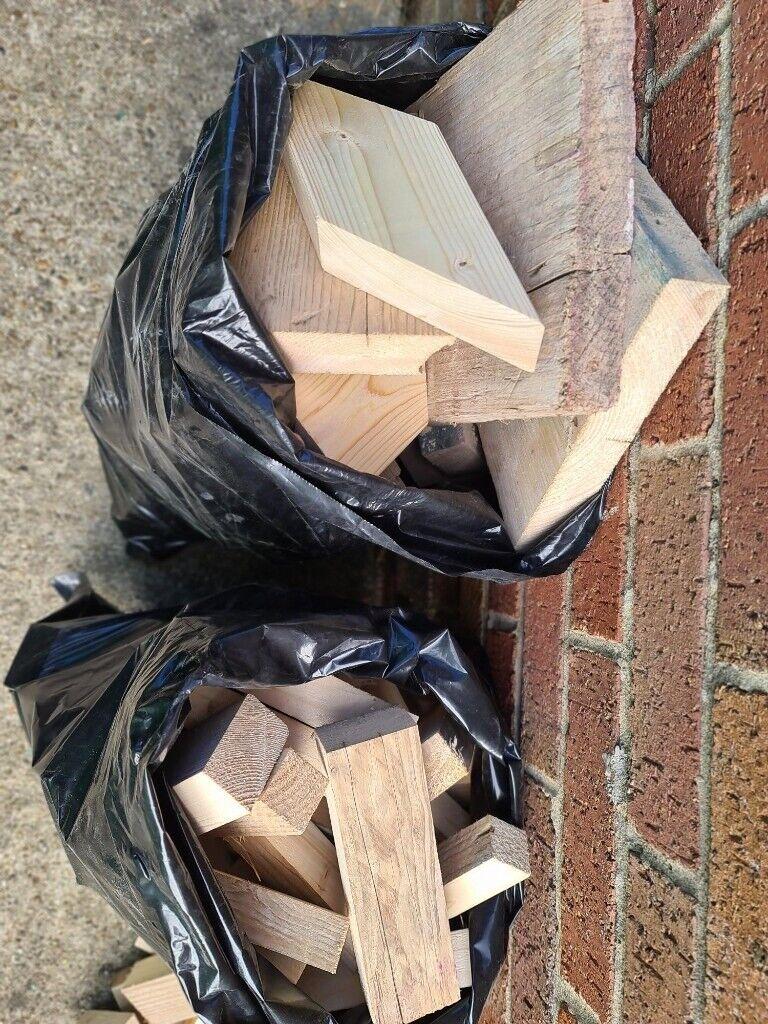  Free Bagged Firewood - Free delivery!! - Fire Wood Kindling - Barbeque Lumpwood - Firepit wood 