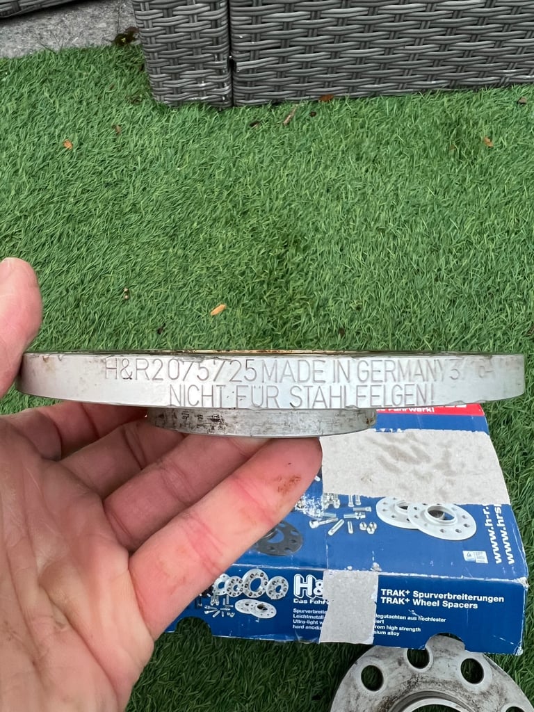 Wheels spacers H&R 10mm BMW 5x120 fitment 