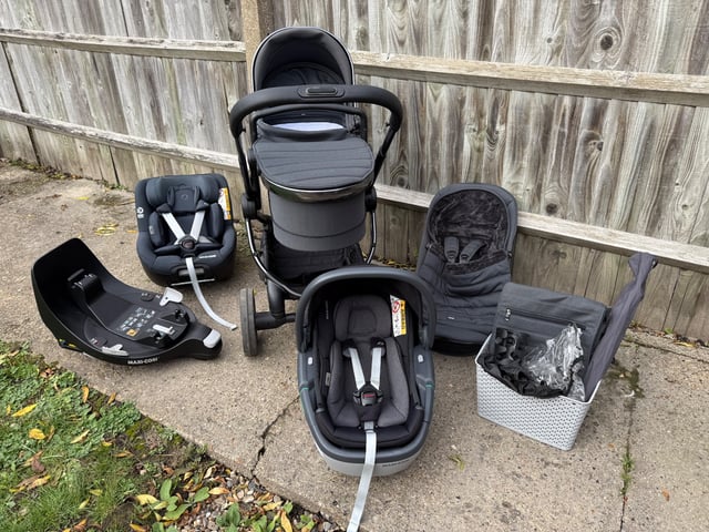 iCandy Peach Travel System plus next stage car seat in
