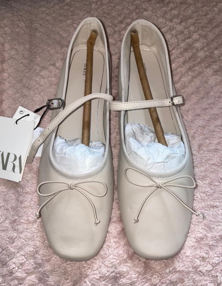 image for Zara balerina leather 