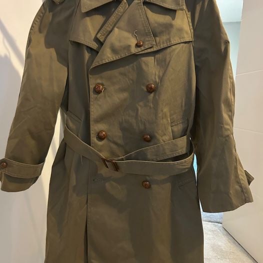 image for Brand new military style trench coats fits 44” chest short sleeve £15 Plymouth 