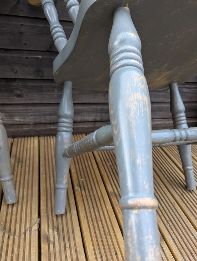 For Sale a pair of Solid oak Captain's Chairs