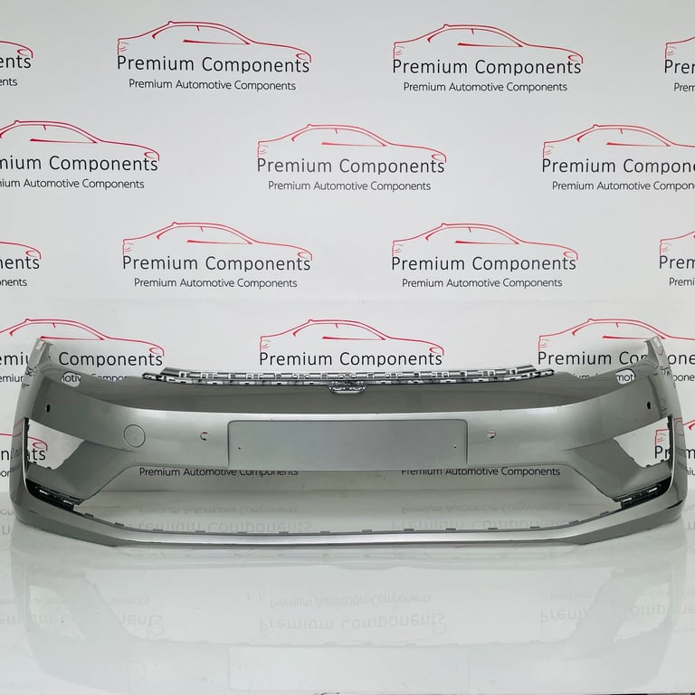 VW Golf Sportsvan Sv Front Bumper Genuine Grey 4 Pdc + Jets 2015 – 2018 [ap5]