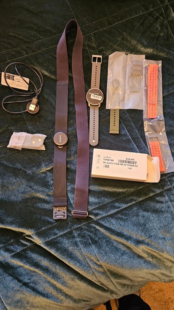 image for Suunto 9 Pro Peak watch with accessories