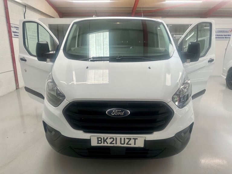 2021 21 FORD TRANSIT CUSTOM 2.0 300 ECOBLUE LEADER L1 SWB 130 BHP * 25,235 * AIR