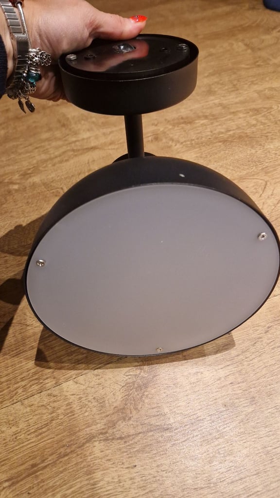 image for John Lewis. Heftig Outdoor Wall Light, Black Ex Display