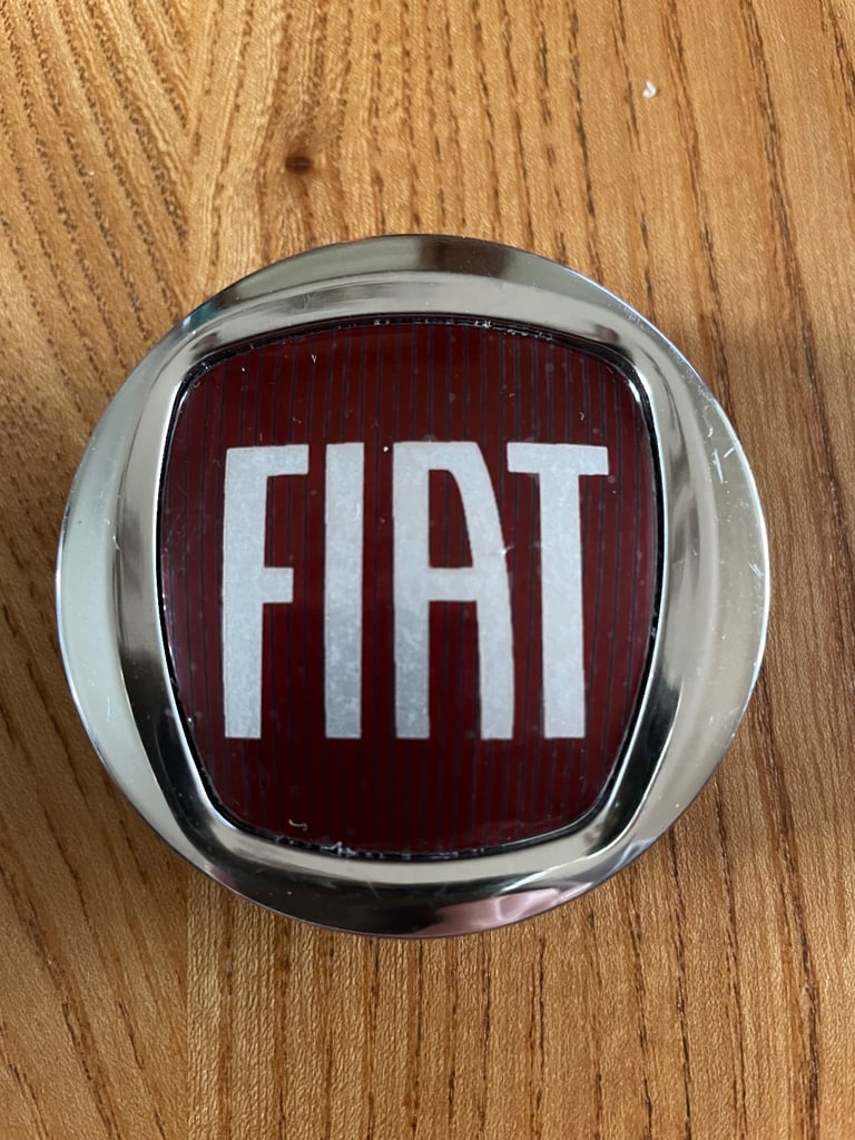 Fiat 60mm Hub Cap Emblem x 4