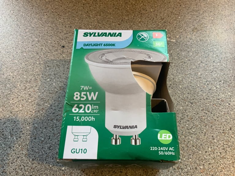 LED new light bulbs - no longer required 32. Also pack of 8 mains voltage Halogen.