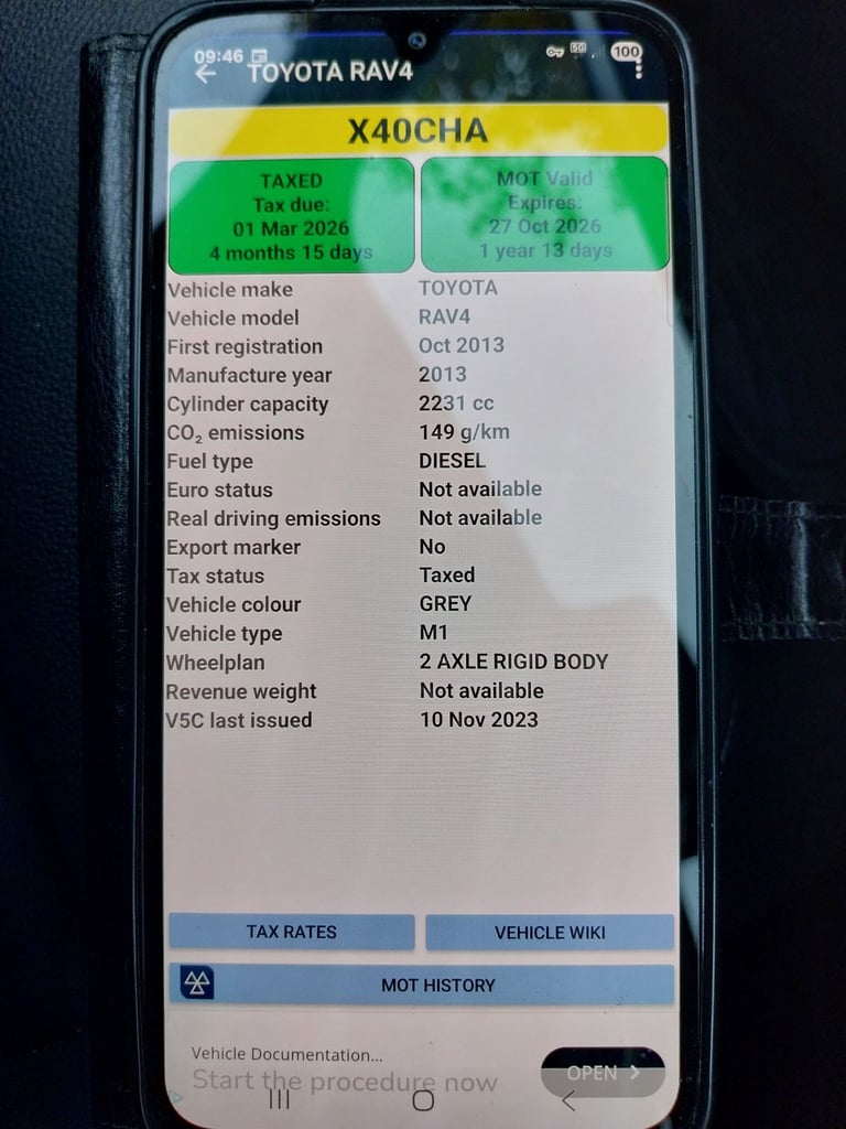 Toyota, RAV 4, Estate, 2013, Manual, 2231 (cc), 5 doors