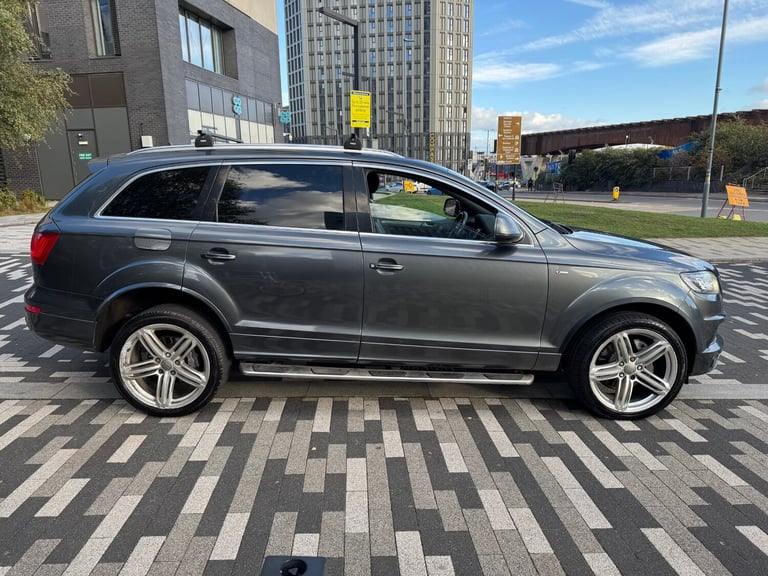 2012 AUDI Q7 3.0 TDI QUATTRO S LINE TIPTRONIC AUTO DIESEL 7 SEATER 5dr GREY 