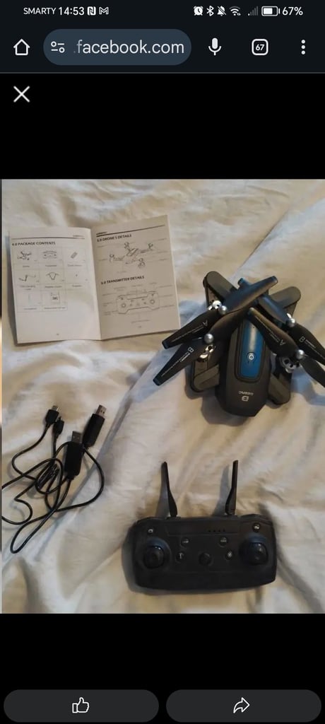DEERC D10 foldable drone
