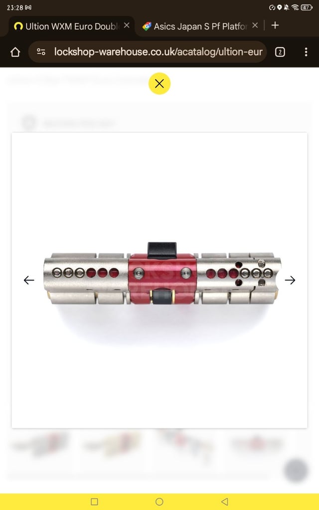 ULTION TS007 Three star ⭐⭐⭐ EURO CYLINDER 35/35