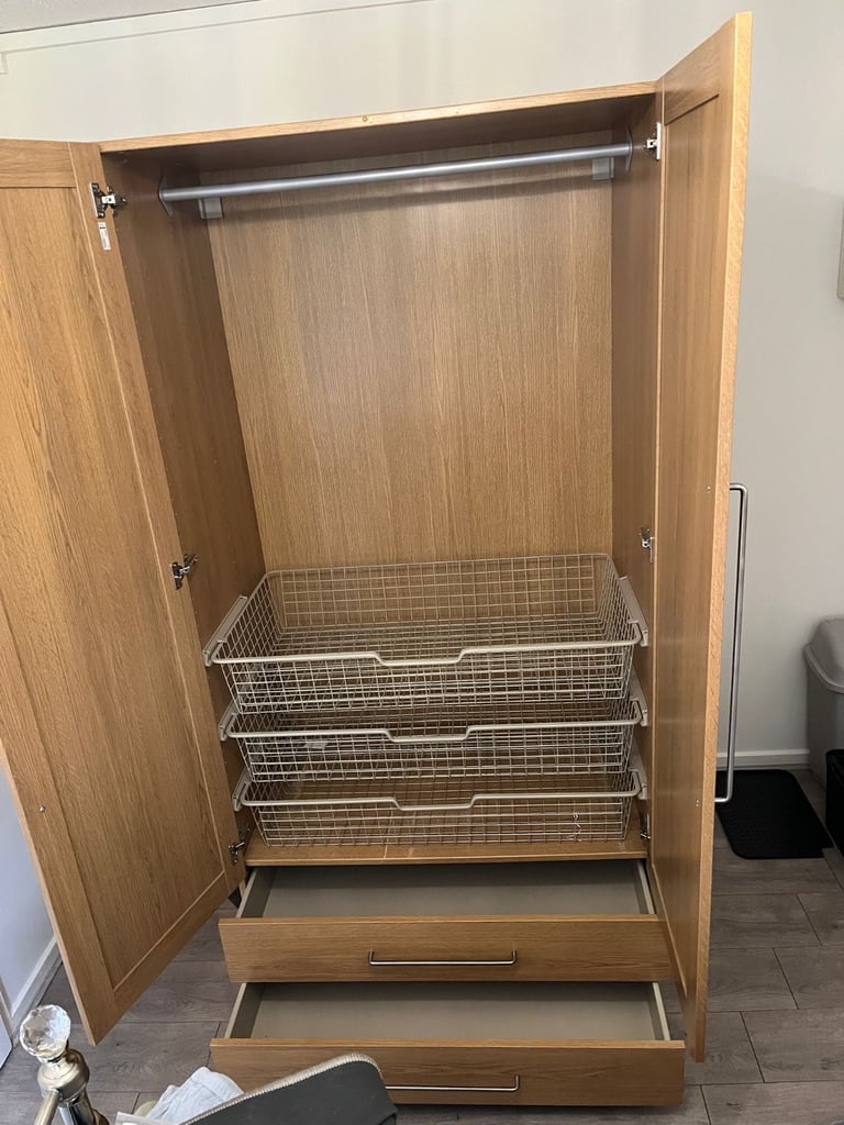 IKEA wardrobe with 2 bottom drawers 