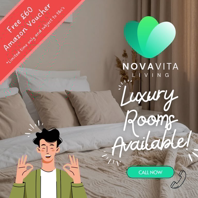 Great Location! DSS rooms Supported Accommodation Cheap rooms for rent