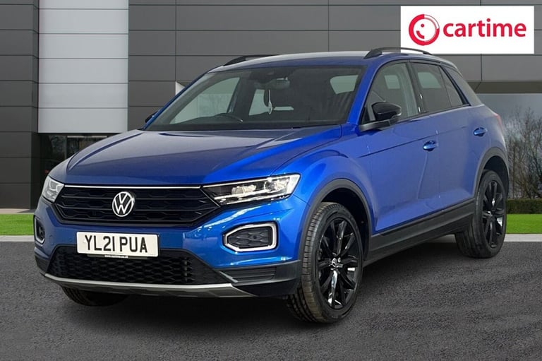 2021 21 VOLKSWAGEN T-ROC 1.5 TSI EVO BLACK EDITION SUV 5DR PETROL MANUAL EURO 6 