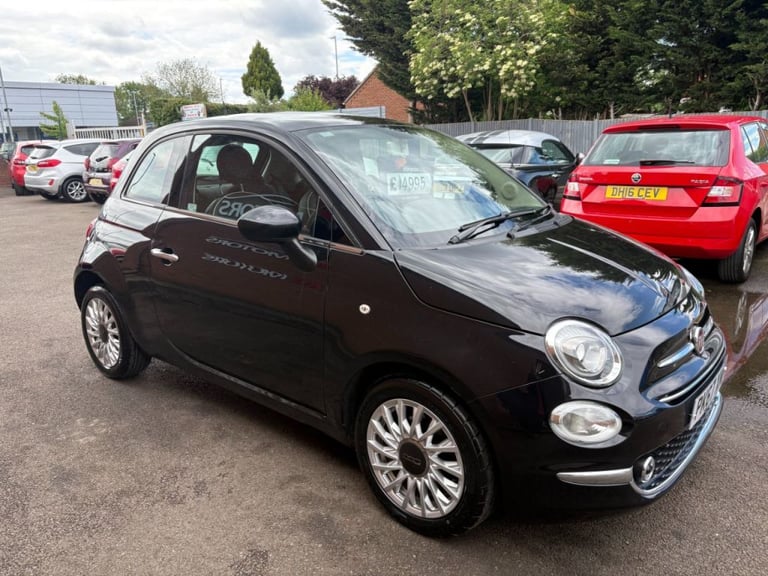  Fiat 500 1.2 Lounge Black 3dr Hatch Petrol