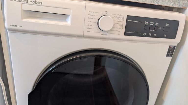 image for Russell Hobbs RH8CTD111W, 8kg, Condenser Tumble Dryer - White