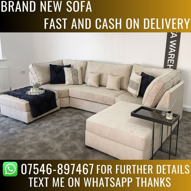 image for 30% Off on U-Shape sofa come fast and book your order 