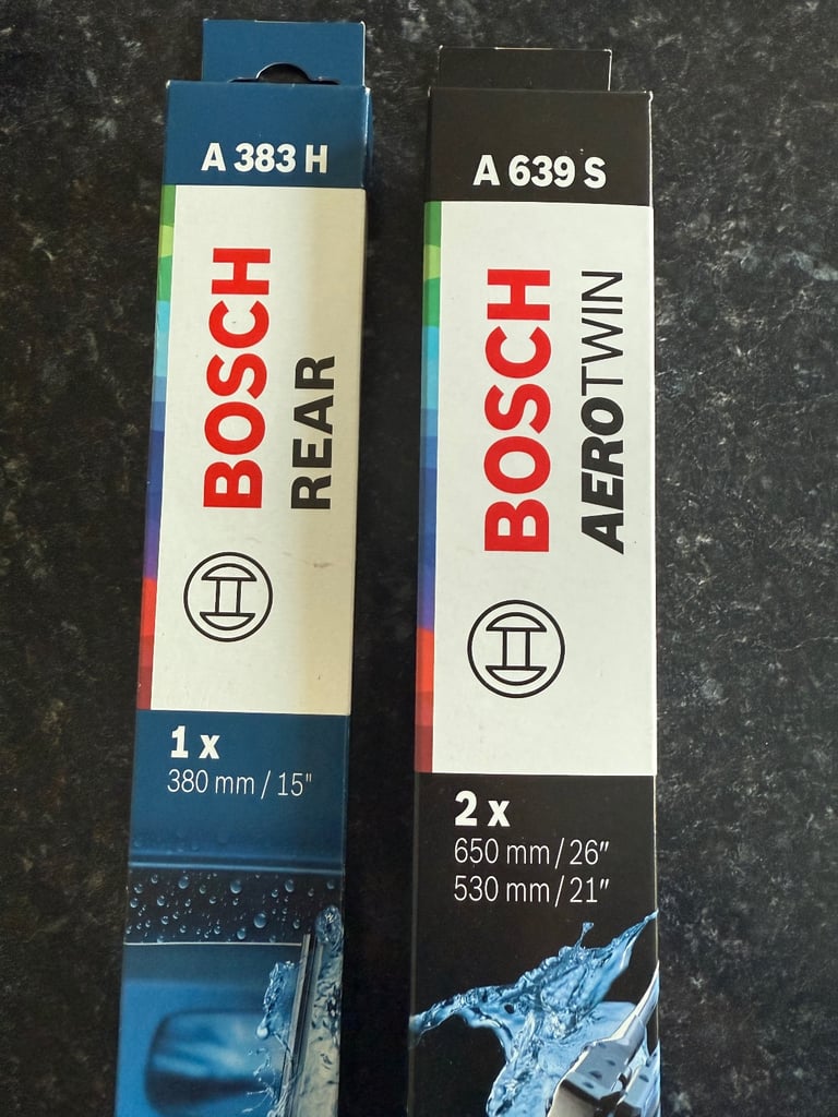 Bosh Front Rear Window Wipers-VW Tiguan 